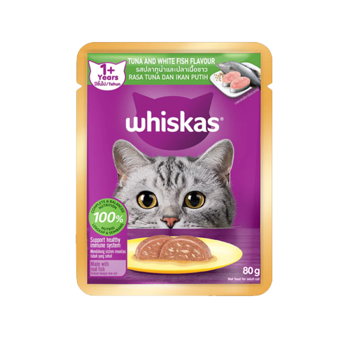 Whiskas Wet Cat Food 80g pouch