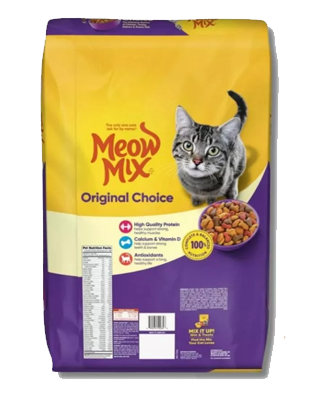 Meow Mix Dry Food 22lbs
